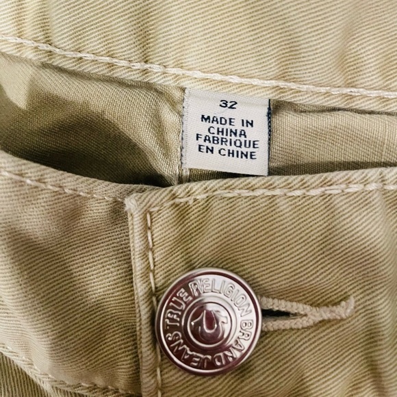 True Religion khaki Women Pants Tan Size 32 - Picture 4 of 6